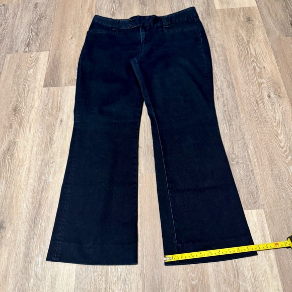Banana Republic - Sloan Fit Dark Denim Trouser Pants - Size 12 - Picture 4 of 5